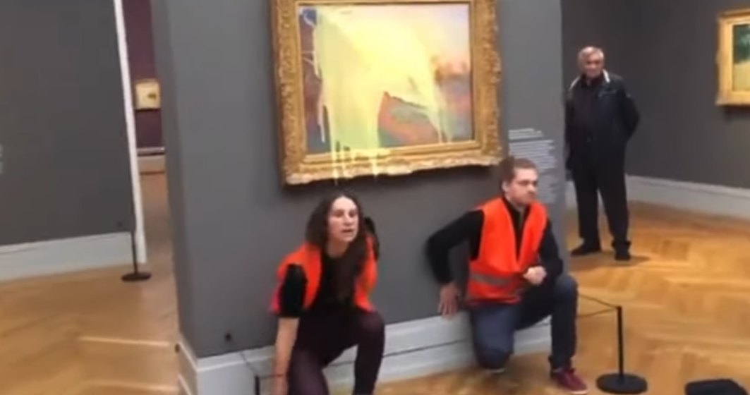 După tabloul lui Van Gogh, ecologiștii au atacat și o lucrare de Monet