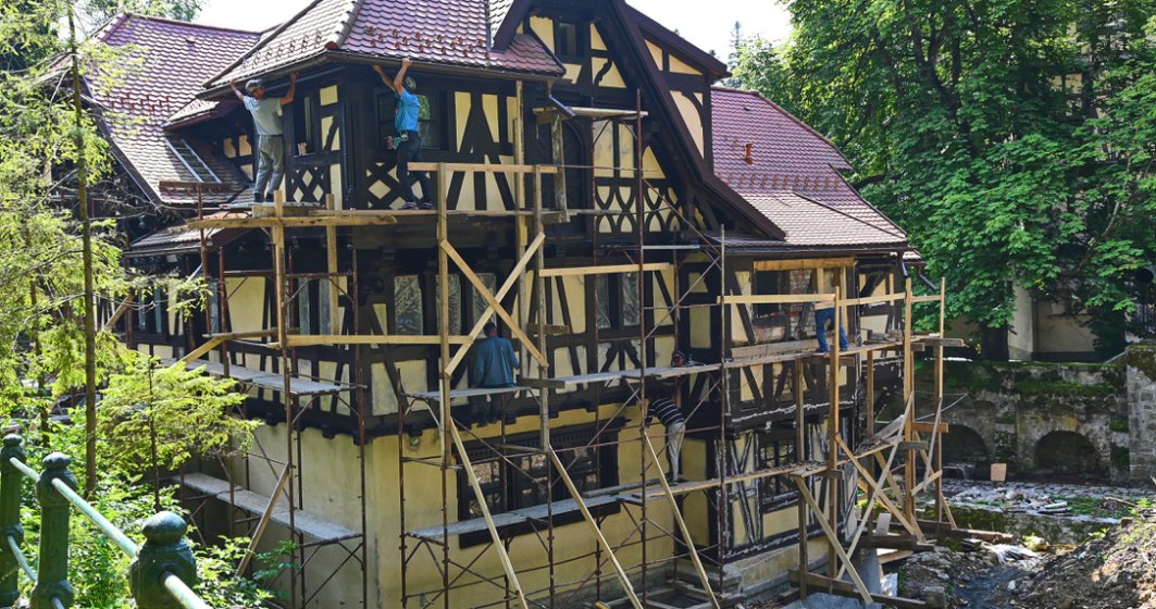 GALERIE FOTO | Vila Șipot, casa în care a luat „naștere” Palatul Peleș, se apropie de redeschidere