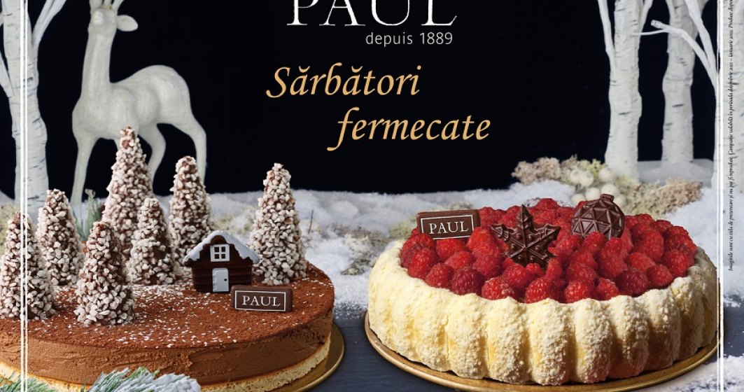 Patiseriile Paul introduc în meniu colecția de deserturi festive în ediție limitată