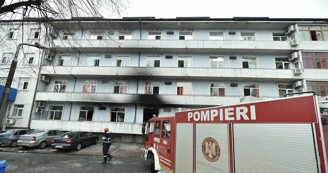 Incendiu la Institutul Matei Balș: Anchetatori: Se pare că au fost două explozii ale unor tuburi de oxigen