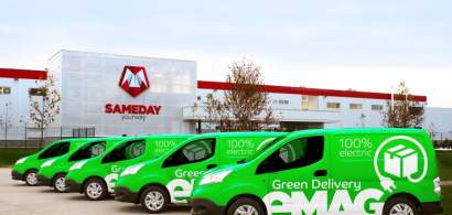 Premiera: eMAG lanseaza livrarea cu automobile 100% electrice