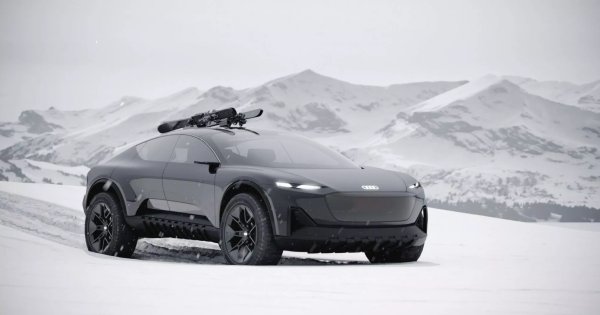 Audi Activesphere Concept este un SUV sportiv care oferă pasagerilor căști cu...
