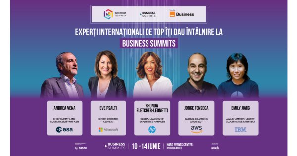 Bucharest Tech Week aduce în prim plan speakeri mondiali de elită la cele...