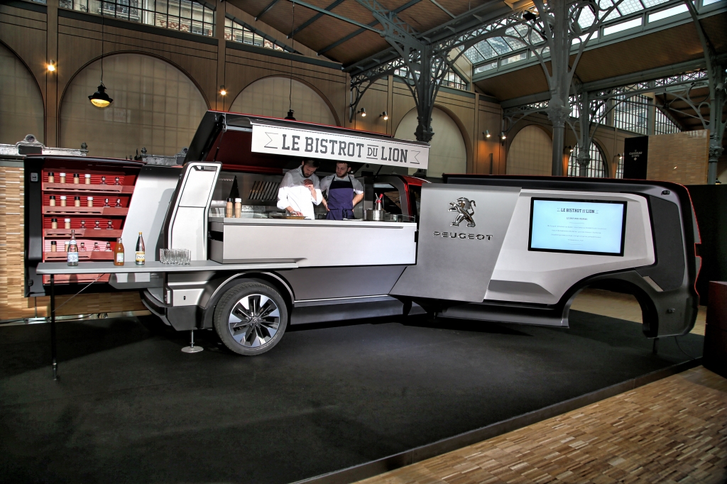 Peugeot Foodtruck, conceptul unui restaurant pe roti