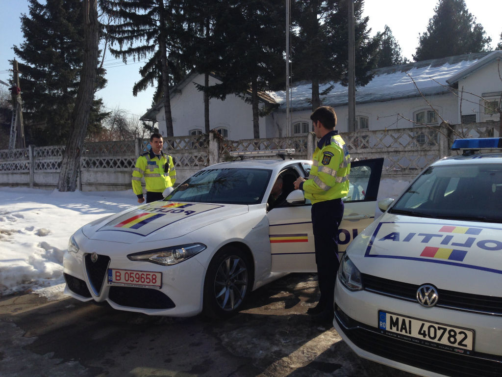 Politia Rutiera a primit pentru un an modelul Alfa Romeo Giulia Veloce 280 CP