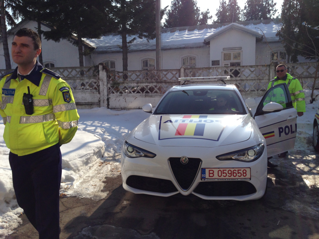Politia Rutiera a primit pentru un an modelul Alfa Romeo Giulia Veloce 280 CP