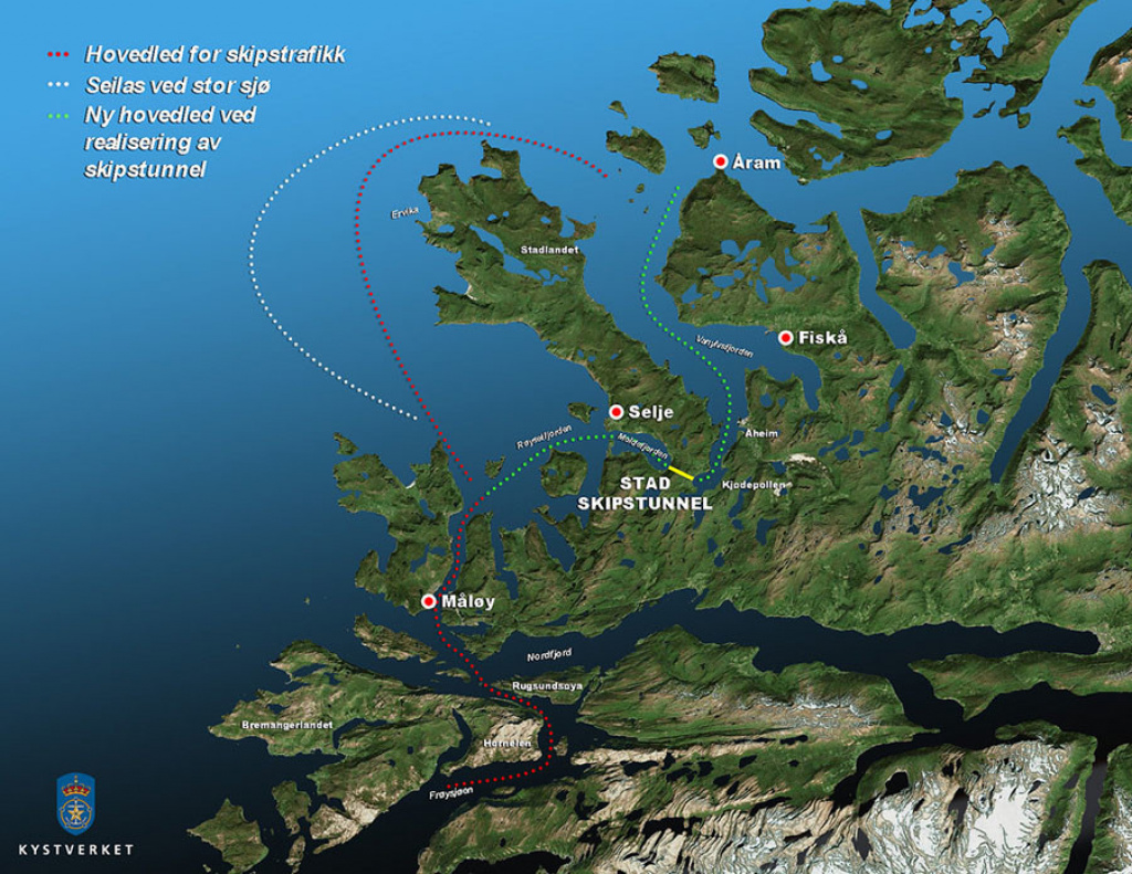 Primul tunel din lume destinat transportului naval urmeaza sa fie construit in Norvegia