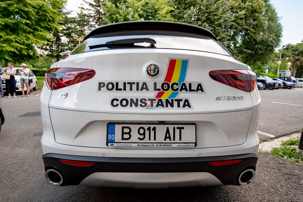 Politia din Constanta a primit un SUV Alfa Romeo Stelvio pentru 6 luni