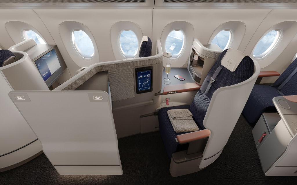 [GALERIE FOTO] Cum arată ”camerele” de lux anunțate de Lufthansa în avioanele sale