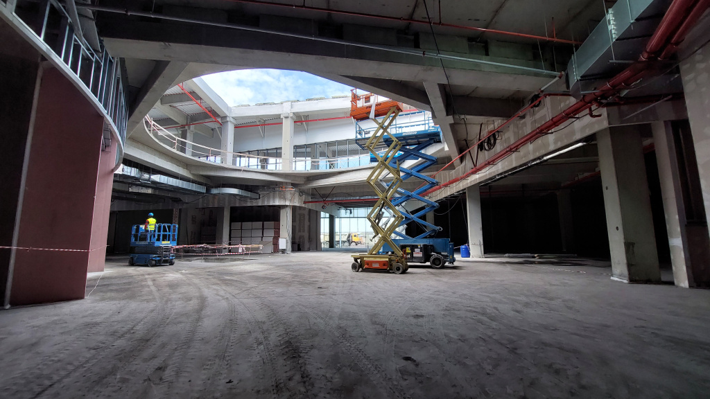 FOTO | Cum arată șantierul celui mai mare centru comercial din Oltenia