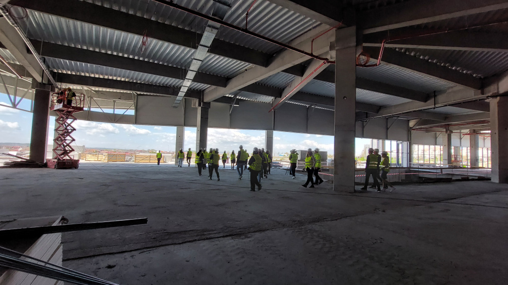 FOTO | Cum arată șantierul celui mai mare centru comercial din Oltenia
