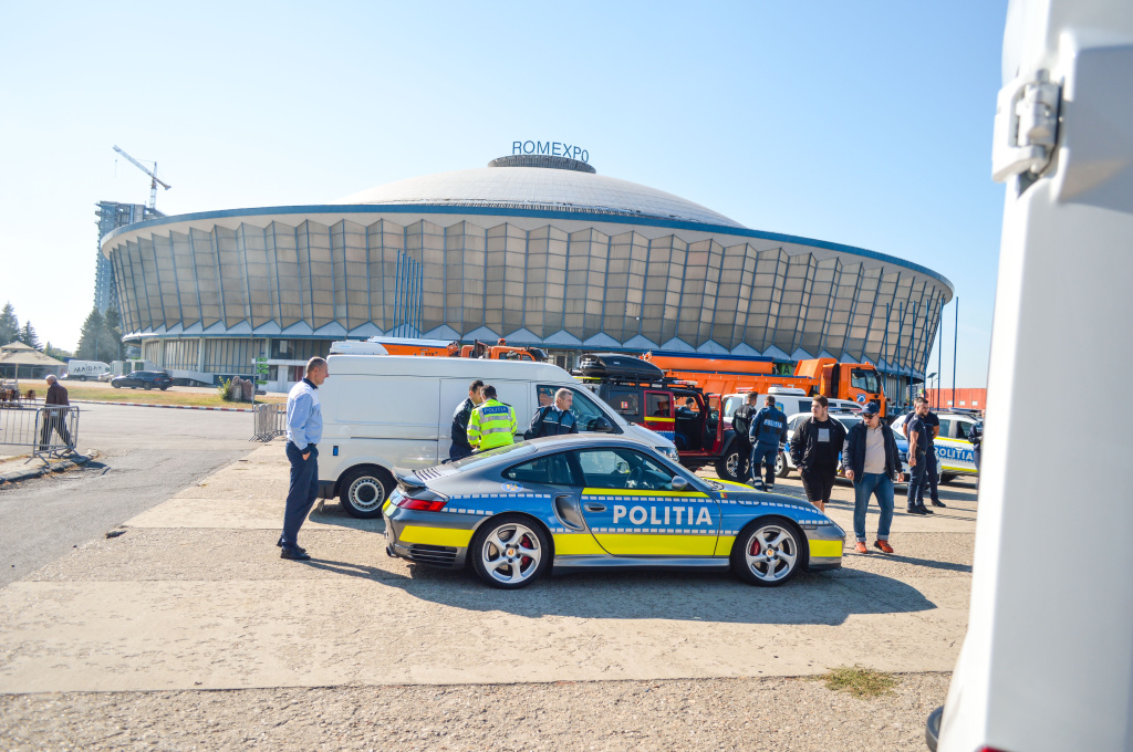 GALERIE FOTO | Cum a ajuns Poliția Română să aibă un Porsche 911 cu care a venit la SAB