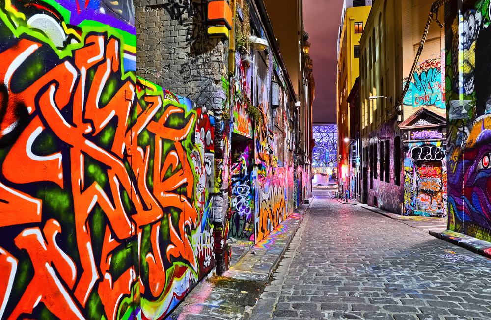 7. Hosier Lane in Melbourne, Australia