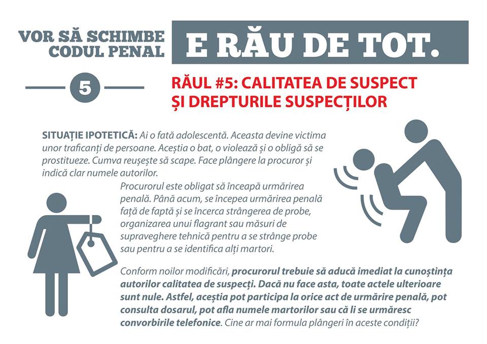 Raul #5: Calitatea de suspect si drepturile suspectilor