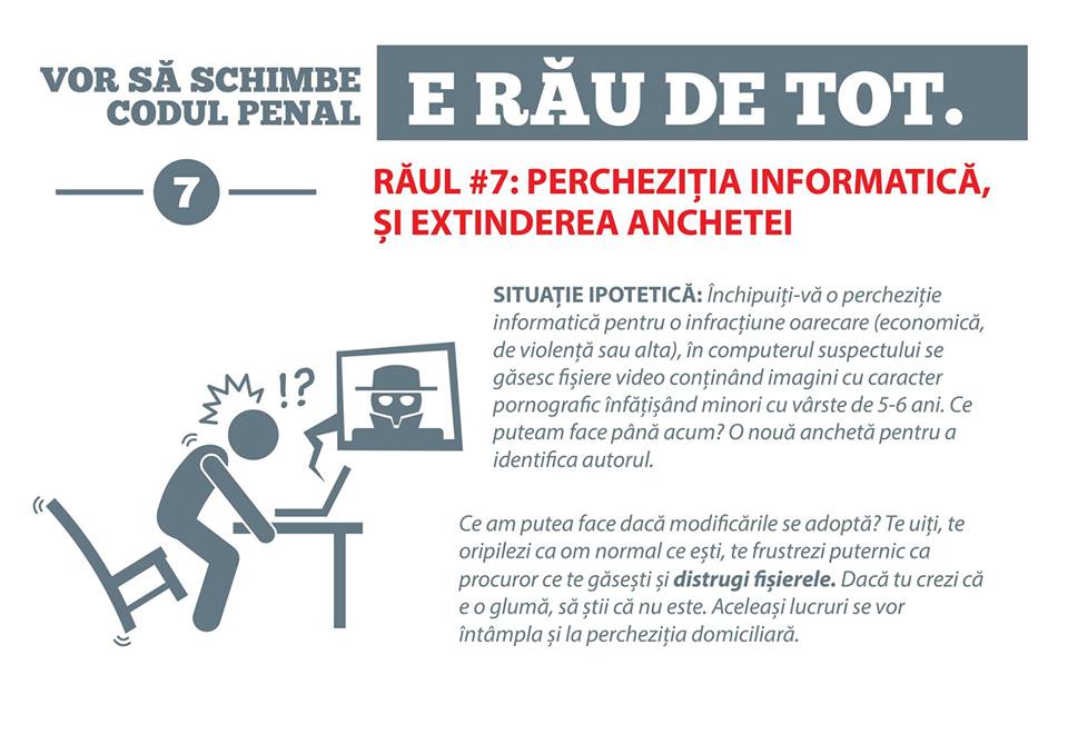 Raul #7: Perchezitia informatica si extinderea anchetei