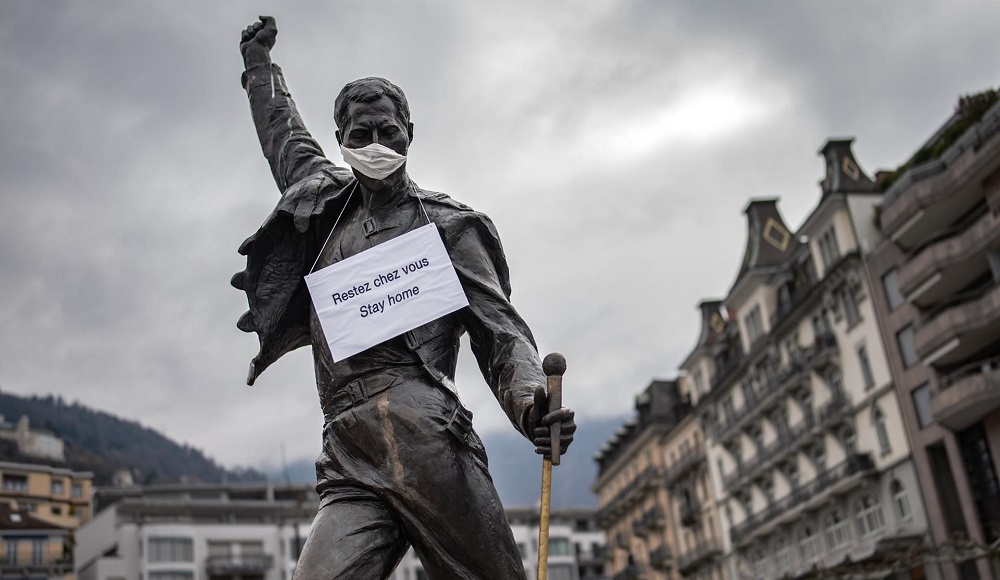 Statuia lui Freddie Mercury - Elveția