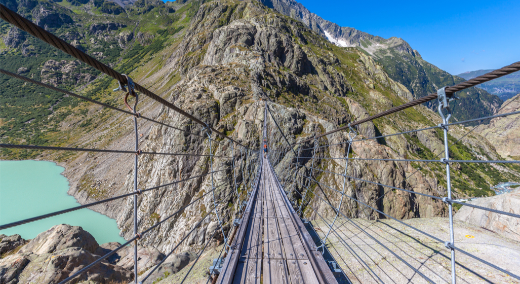 Trift Bridge — Gadmen, Elveția