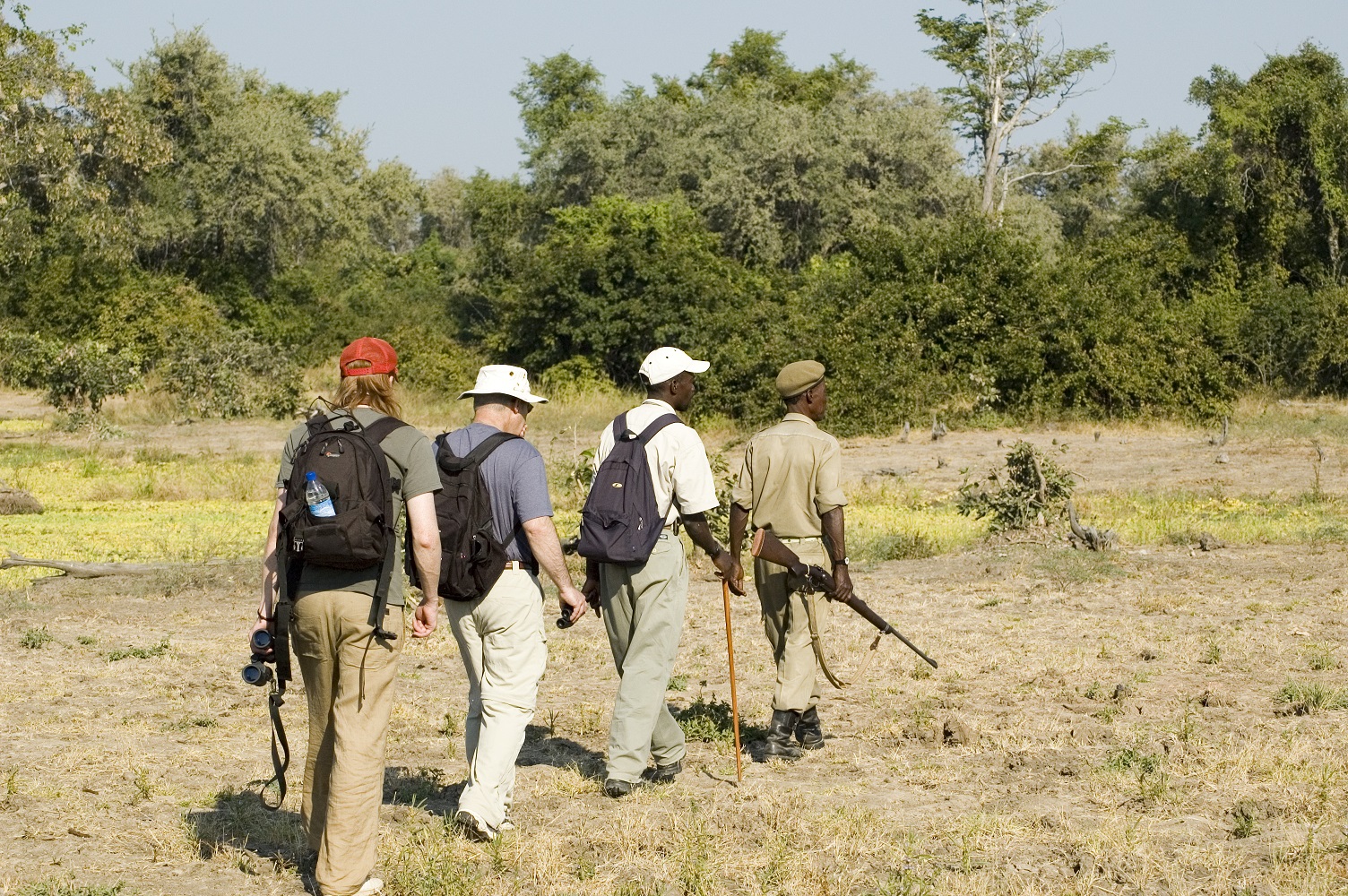 Safari le picior în Zambia