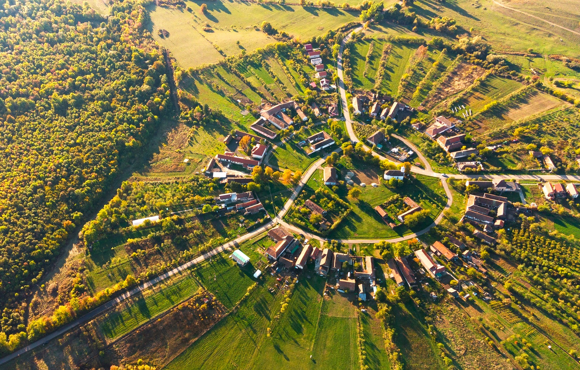 Charlottenburg, singurul sat circular din România