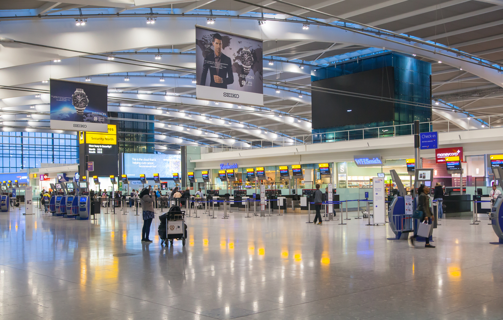 Loc 2: Heathrow LHR (Marea Britanie) – 22.1 MIL. pasageri