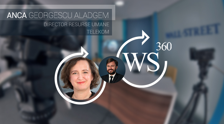 Anca Georgescu-Aladgem, director de HR la Telekom, invitata emisiunii WALL-STREET 360