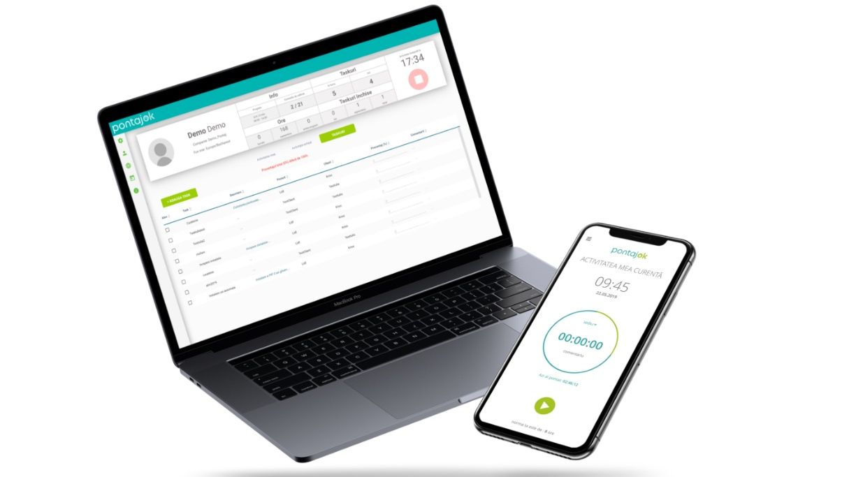 Coronavirus| Elysian Software oferă antreprenorilor gratuit aplicația PontajOK, pentru monitorizarea orelor de lucru