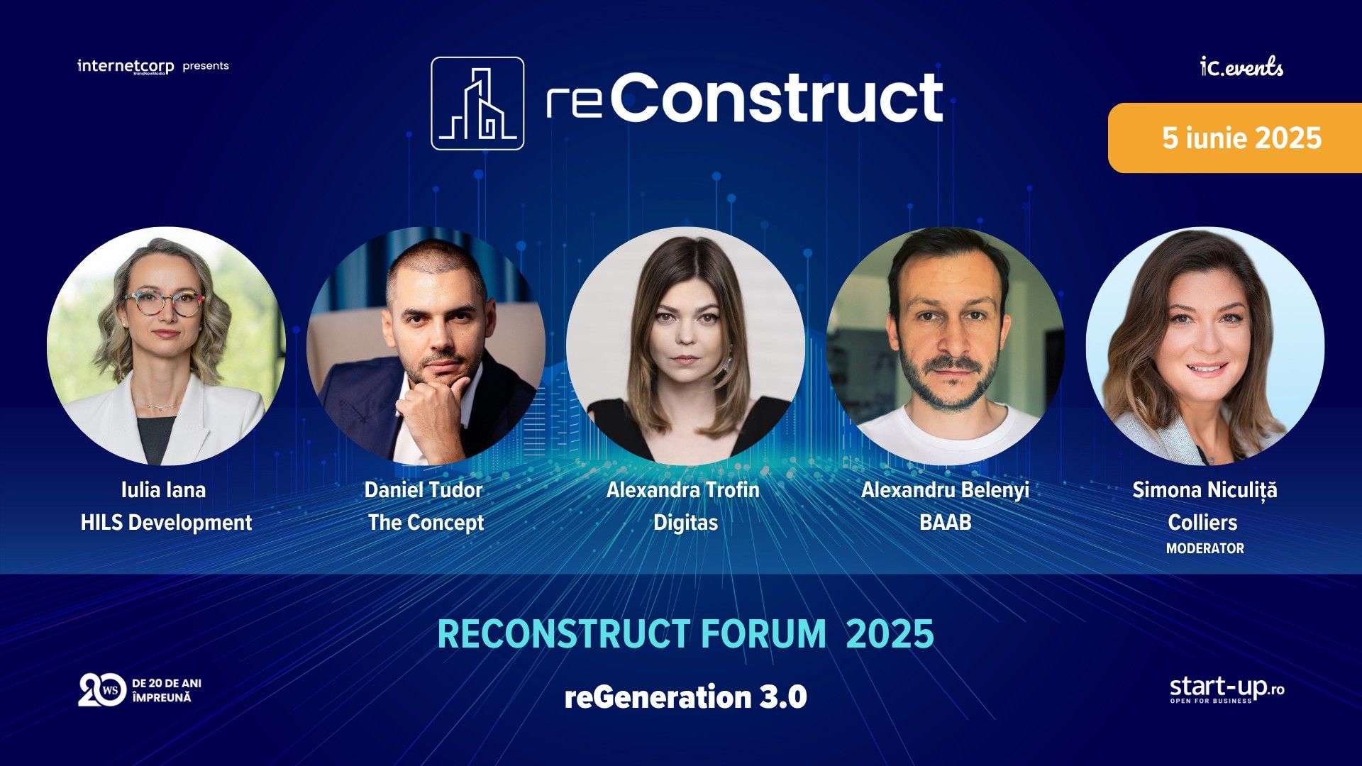 reConstruct Forum 2025 | reGeneration 3.0: Cum arată piața imobiliară și încotro se îndreaptă