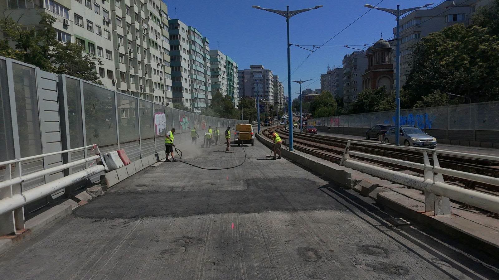 Lucrările la Pasajul Basarab avansează: circulația va fi mutată pe celălalt sens în august