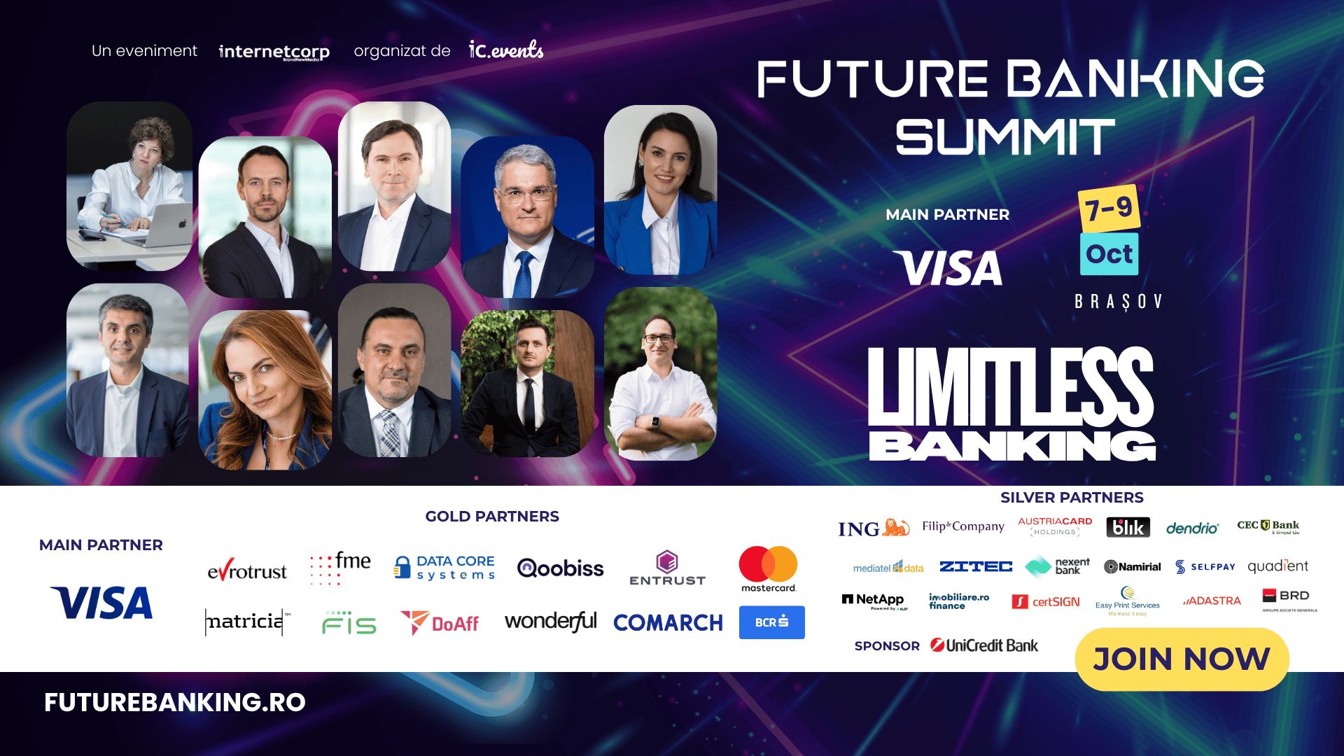 Cum arată agenda Future Banking Summit 2026: Cine urcă pe scena din Brașov