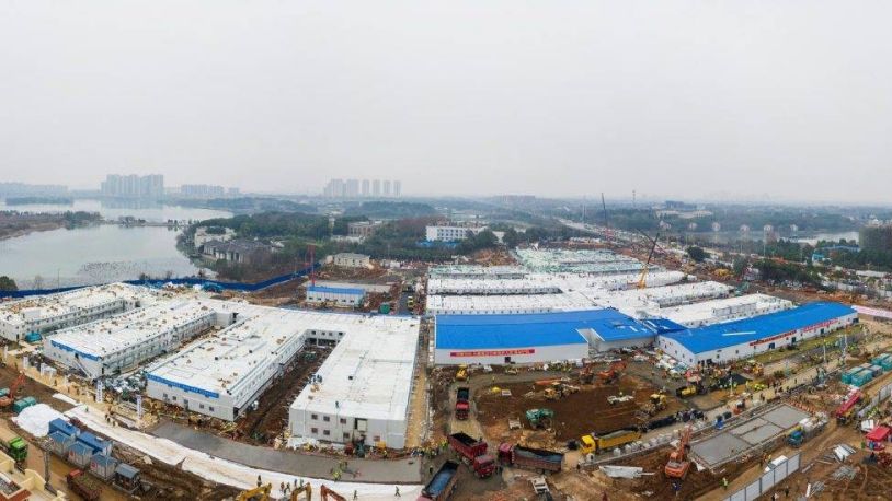 TIMELAPSE: Cum au construit chinezii un spital in 10 zile