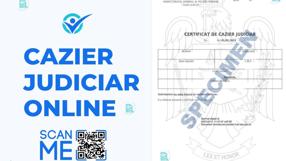REDEFINIREA PROCESULUI DE ACCESARE A CAZIERULUI JUDICIAR & AUTO