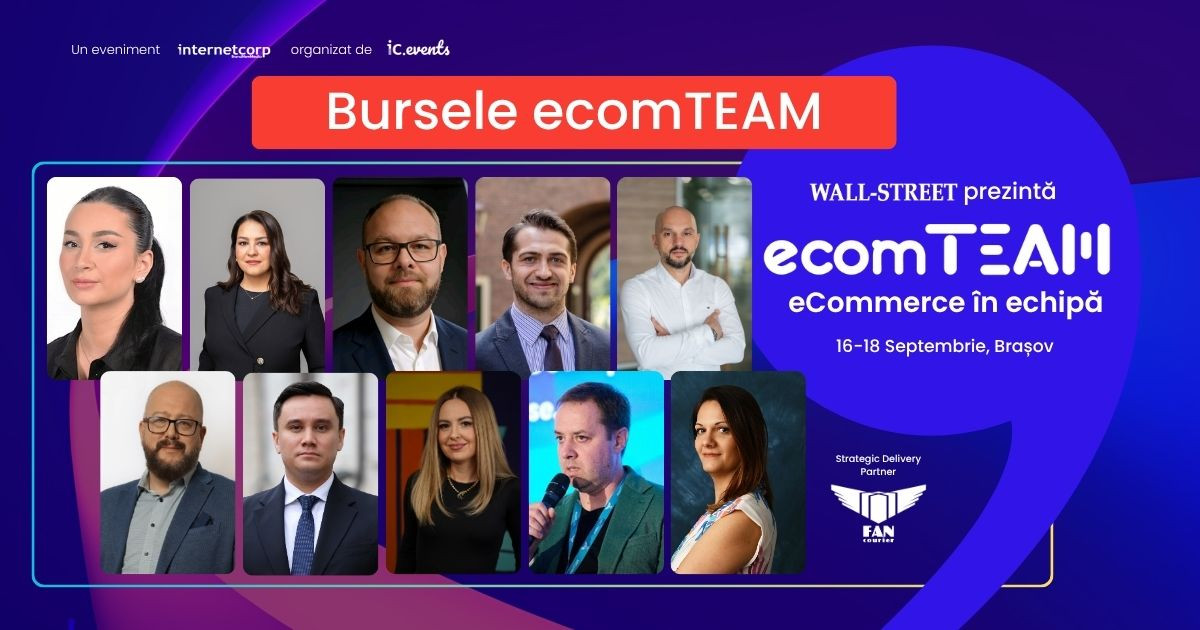 Ai un magazin online și vrei să ajungi la ecomTEAM? Deschidem înscrierile pentru Bursele ecomTEAM 2026!