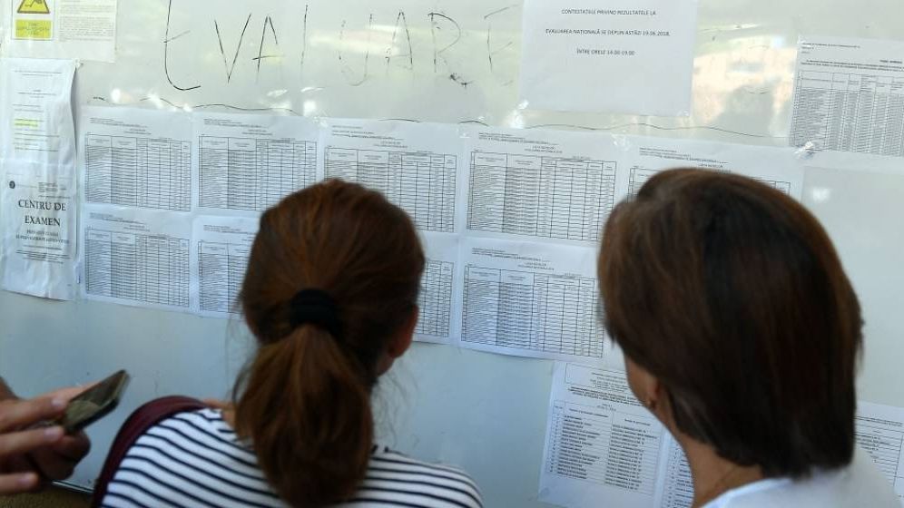 Rezultatele finale de la Evaluarea Naţională au fost publicate
