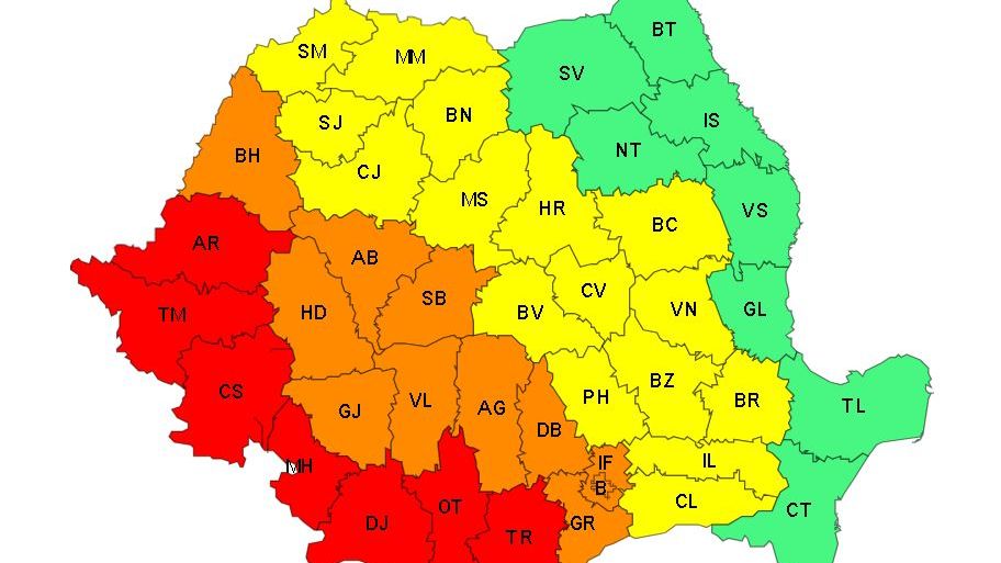 Weekendul începe cu un nou cod roșu de caniculă