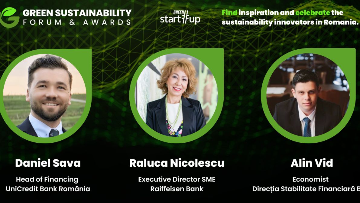 Green Start-Up Sustainability Forum & Awards 2023: cum finanțăm afacerile verzi