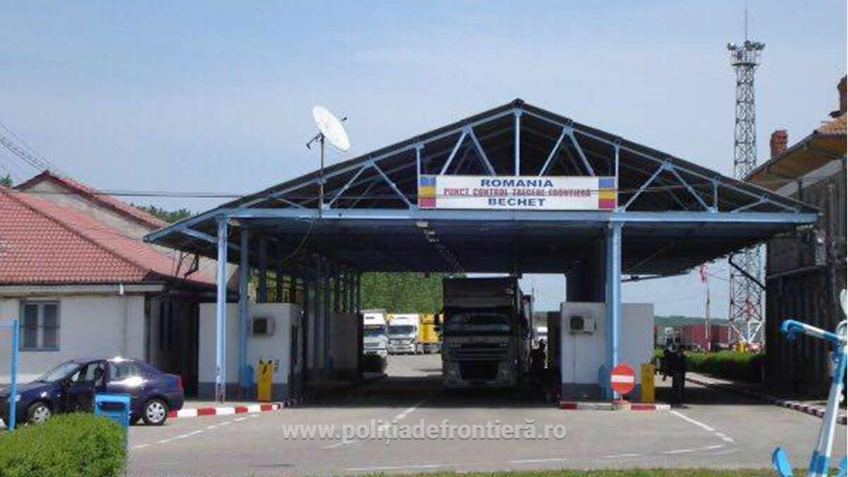 Punctul de Trecere a Frontierei Bechet este operațional și pentru autoturisme