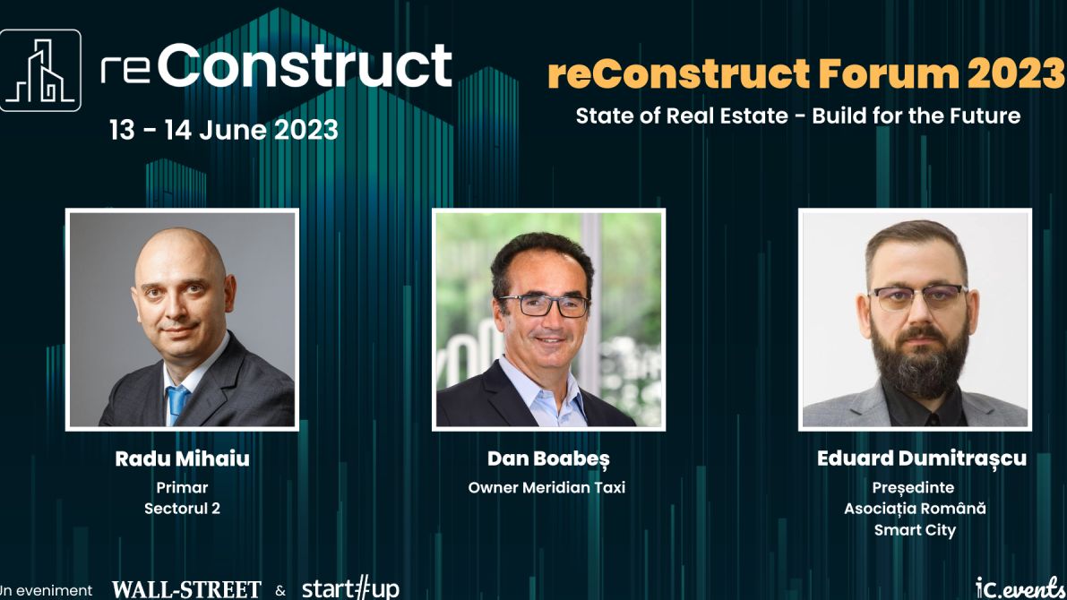 reConstruct Forum 2023: cum putem rezolva ecuația traficului și a mobilității din orașe