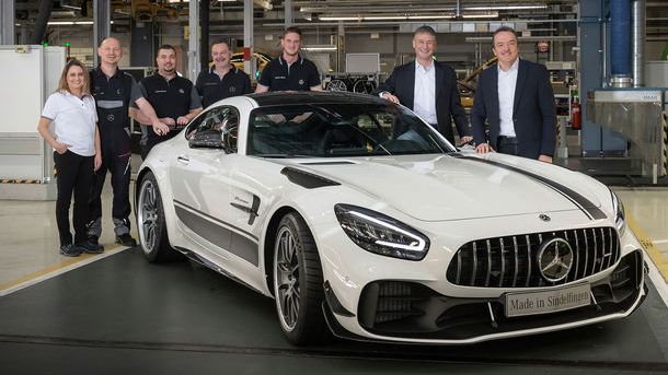 Mercedes a demarat productia lui AMG GT facelift: sportivul este asamblat la uzina din Sindelfingen, Germania