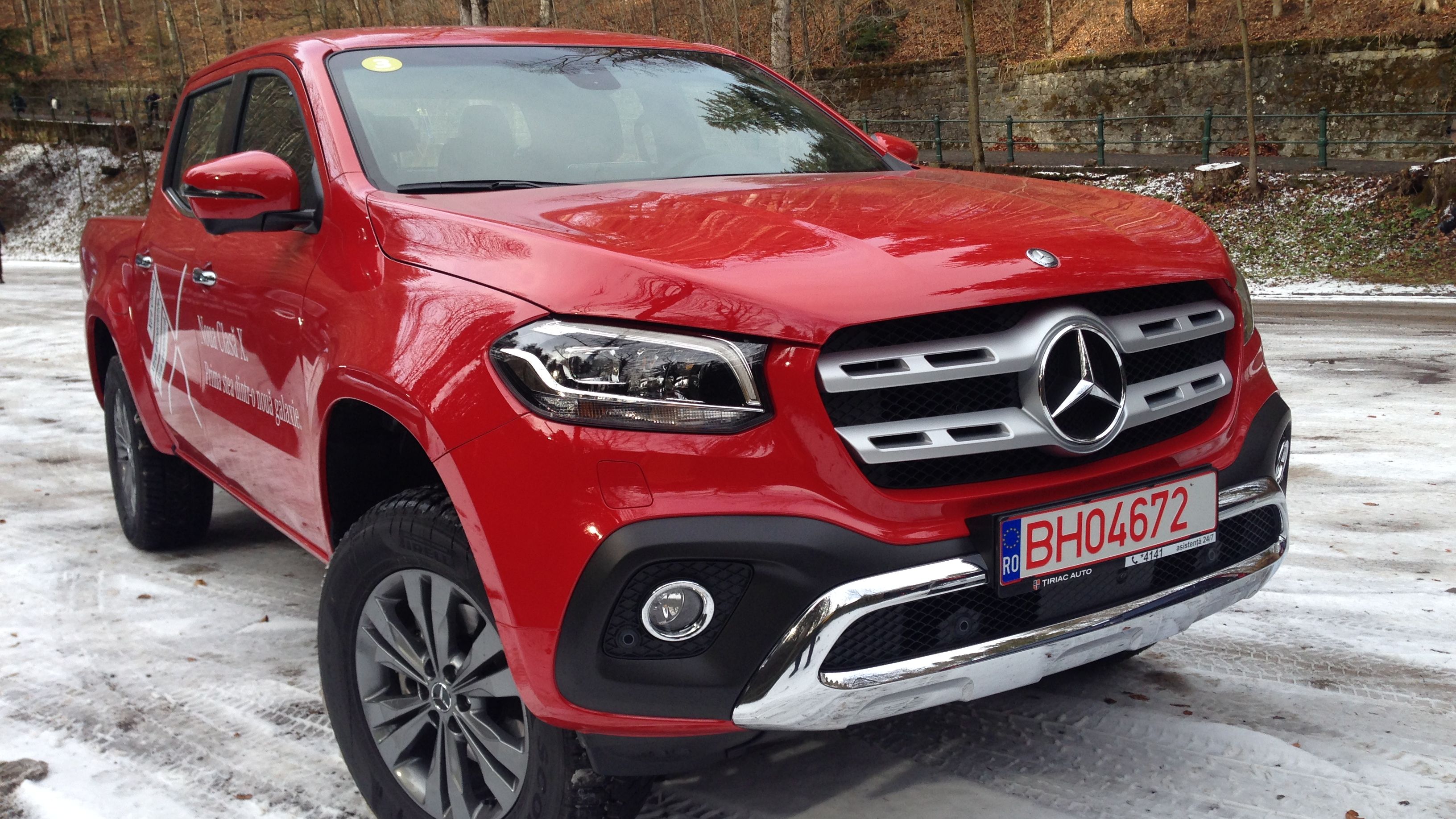 Test drive cu noul pick-up Mercedes-Benz Clasa X, realizat impreuna cu grupul Renault