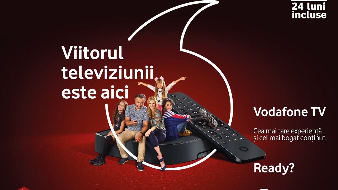 Vodafone lansează un serviciu de televiziune: cât costă Vodafone TV și ce oferă