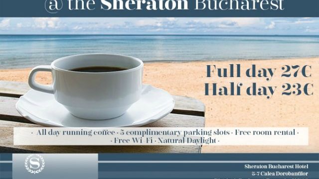 (P) Intampina vara cu pachetele de evenimente Sheraton Bucuresti!
