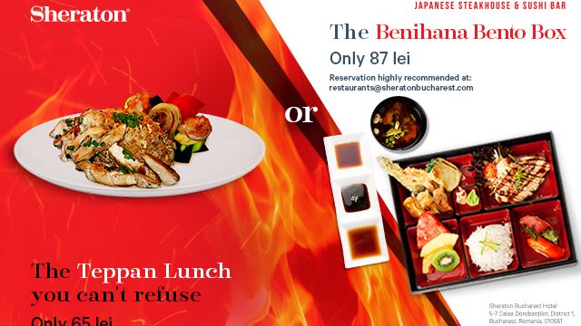 (P) Oferta surpriza la Benihana Bucuresti