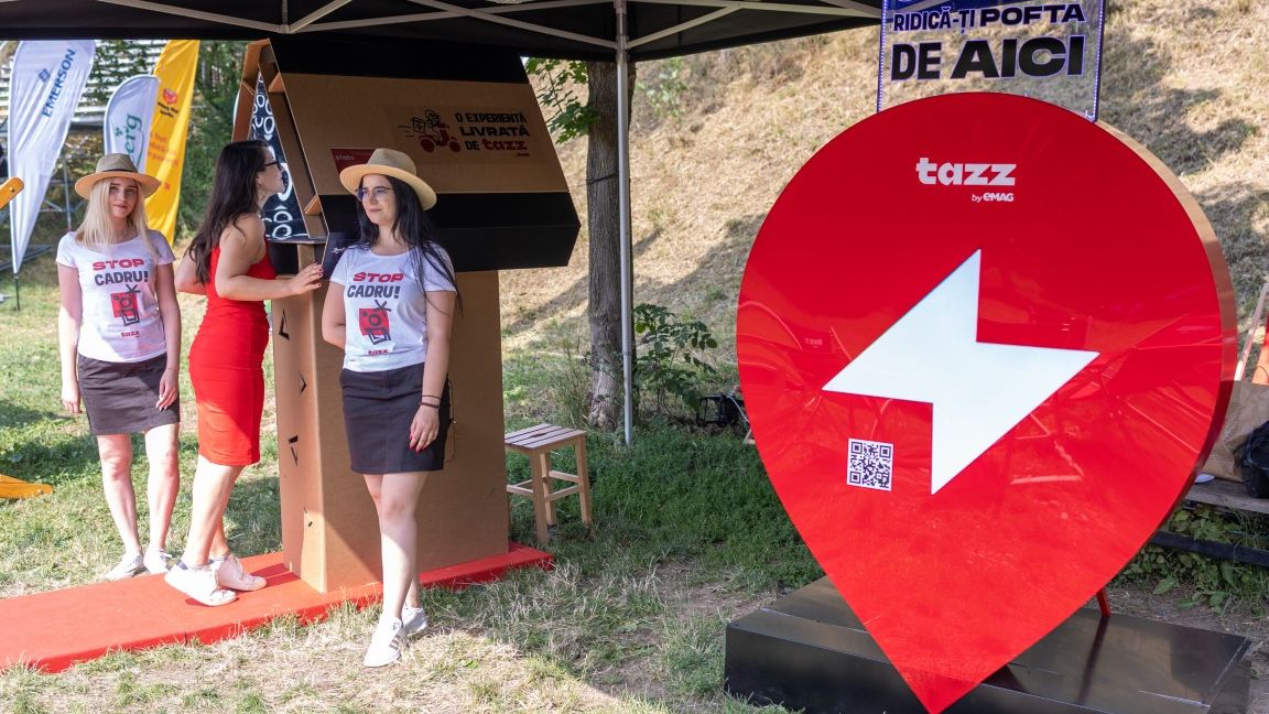 tazz va livra mâncare la Electric Castle și lansează „puncte virtuale" de întâlnire în toată țara