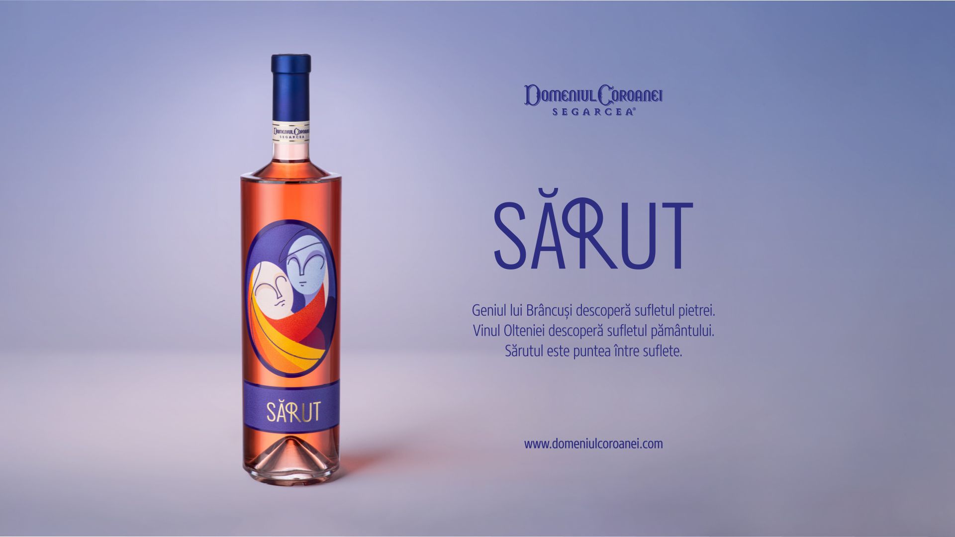 (P) Domeniul Coroanei Segarcea lansează vinul SĂRUT, un omagiu adus lui Brâncuși