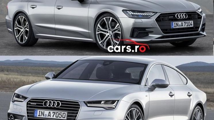 Comparatia saptamanii: Audi A7 Sportback - vechea vs noua generatie