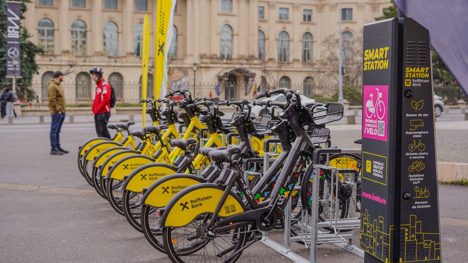 i'velo, prima rețea de mobilitate sustenabilă din țară, s-a relansat cu 450 de biciclete noi și parcări publice