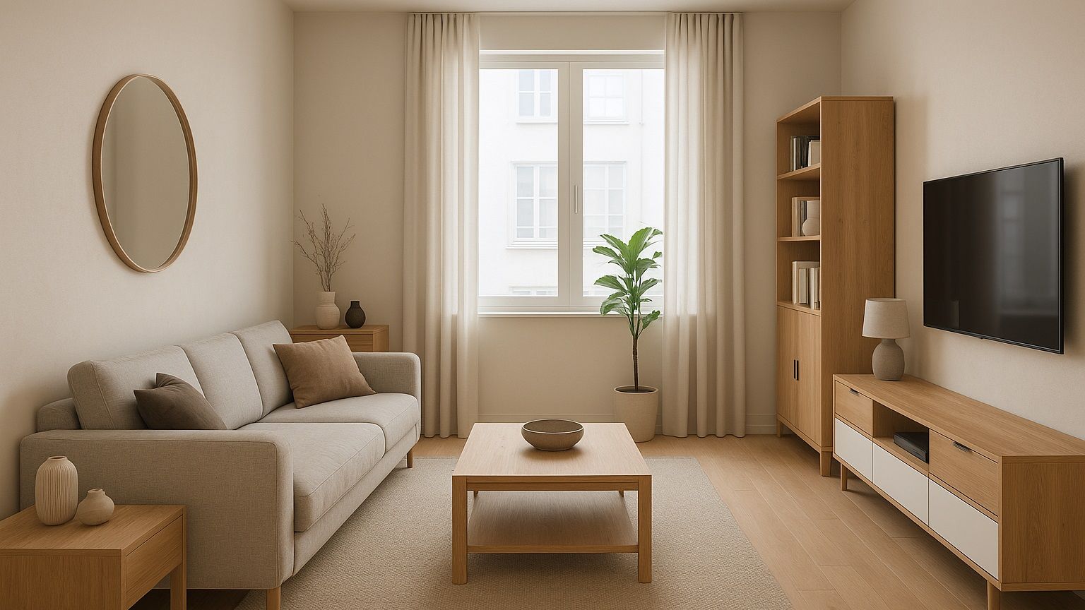 Idei de amenajare cu mobilier living modern în apartamente mici