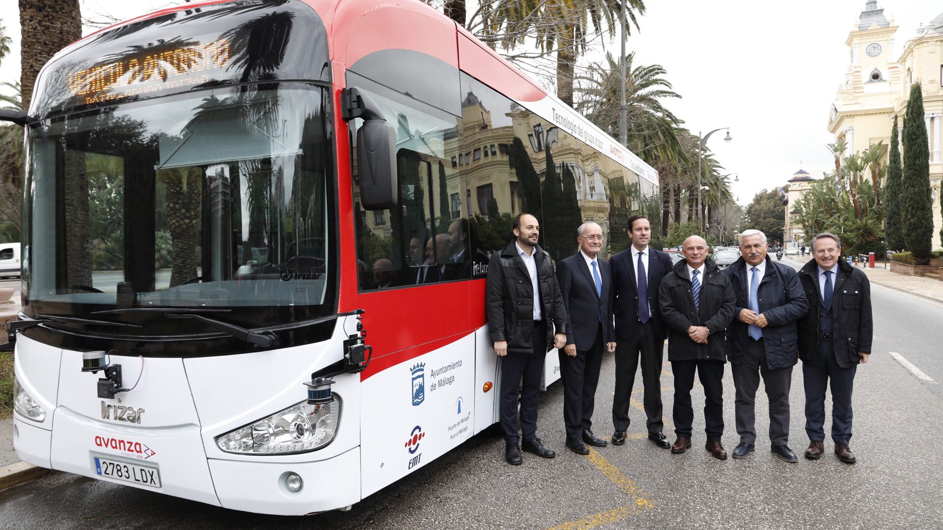 Premieră în Europa: Un autobuz fără şofer a început să circule pe străzile din Malaga, în sudul Spaniei