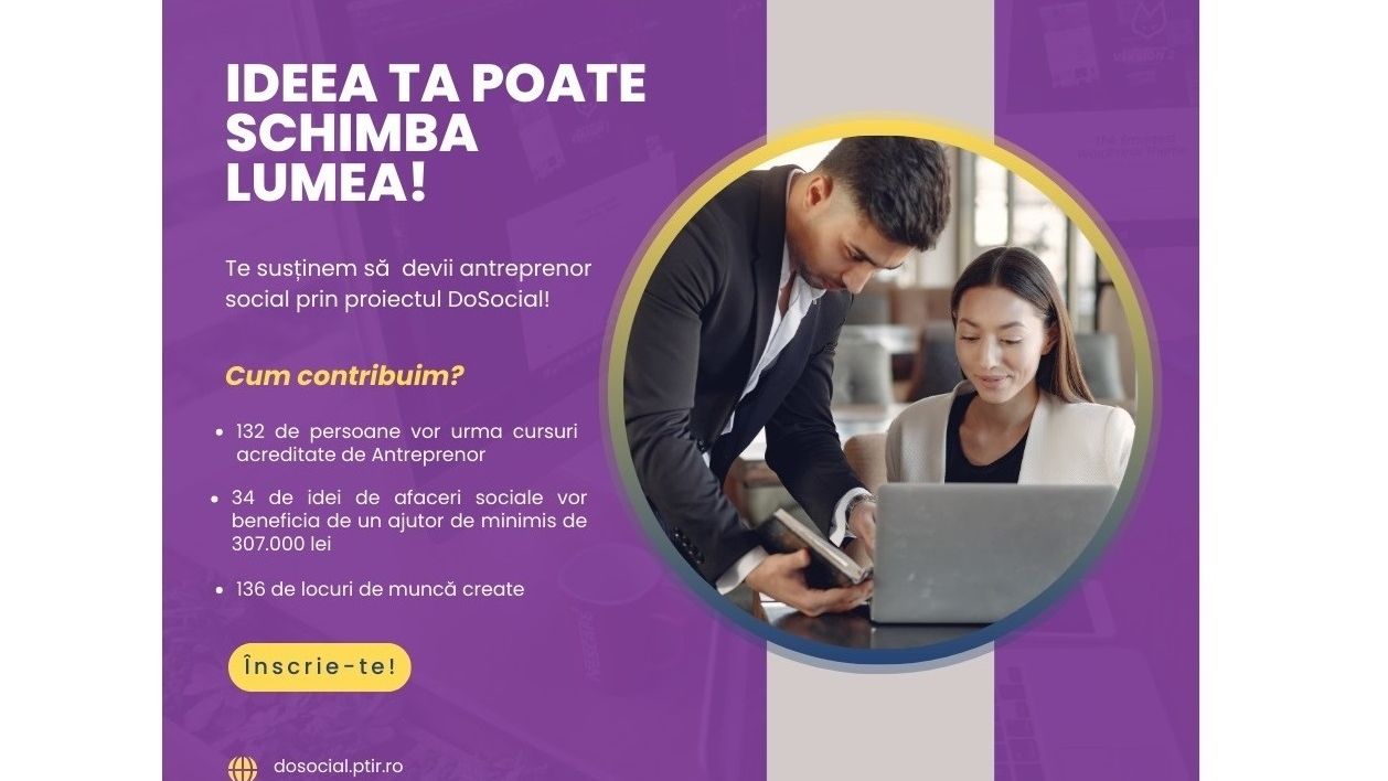 DoSocial – o nouă șansă pentru comunitățile vulnerabile