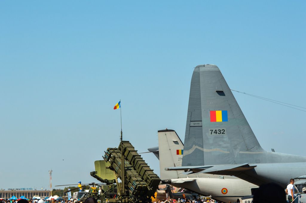 Display-ul static de la sol n-a lipsit nici în 2023, fiind prezente avioane din mai multe state.